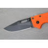 Demko AD 20.5 Clip Point Shark Lock DLC Orange