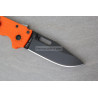 Demko AD 20.5 Clip Point Shark Lock DLC Orange