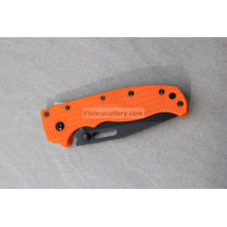 Demko AD 20.5 Clip Point Shark Lock DLC Orange