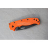 Demko AD 20.5 Clip Point Shark Lock DLC Orange