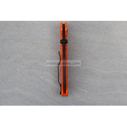 Demko AD 20.5 Clip Point Shark Lock DLC Orange