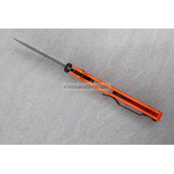 Demko AD 20.5 Clip Point Shark Lock DLC Orange