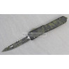 Microtech Ultratech D/E SS Olive Camo Full Serrated