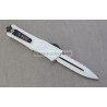 Microtech Combat Troodon D/E STD White  Full Serrated Deep Engraved Stormtrooper