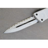 Microtech Combat Troodon D/E STD White  Full Serrated Deep Engraved Stormtrooper