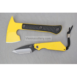 RMJ USA-Strider Knives Inc. Ketchup & Mustard Collab Yellow