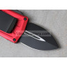 Microtech Exocet D/E Red Standard Black Blade