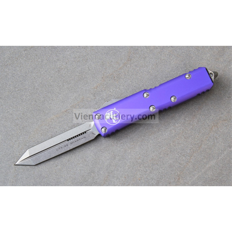 Microtech UTX-85 Spartan Purple Stonewash Standard