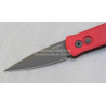 Protech Godson Red Handle DLC Black Blade