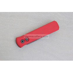 Protech Godson Red Handle DLC Black Blade