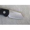 Protech Runt 5 Black Handle Stonewash Reverse Tanto Magnacut