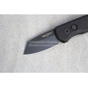 Protech Runt 5 Black Handle DLC Black Magnacut Blade