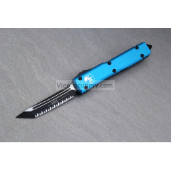 Microtech Ultratech T/E Blue Full Serrated