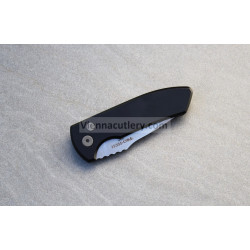 Protech LG401 Rockeye SBR Black Handle Stonewash Blade