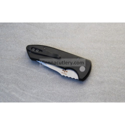 Protech LG401 Rockeye SBR Black Handle Stonewash Blade