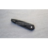 Protech Newport Solid Black Handle Black Blade