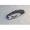 Microtech Matrix Titanium Handle Hand Rubbed Satin Carbon Fiber Scales