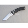 Microtech Amphibian RAM-LOK S/E Fluted G-10 Black Stonewash Partial Serrated