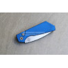 Protech Strider PT+ Auto Solid Blue Handle Stonewash Magnacut Blade