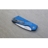 Protech Strider PT+ Auto Solid Blue Handle Stonewash Magnacut Blade