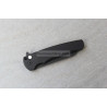 Protech Malibu Reverse Tanto Black DLC Abalone Button