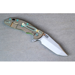 Hinderer XM-18 3,5 Magnacut Harpoon Spanto Lime Green G10