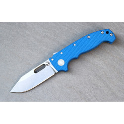 Demko MG AD 20 Magnacut V2 Clip Point Blue G10