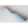 Demko MG AD 20 Magnacut V2 Clip Point Blue G10