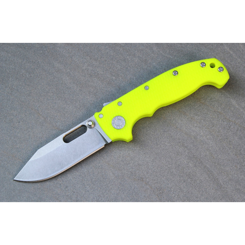 Demko MG AD 20 Magnacut V2 Clip Point Day Glow G10