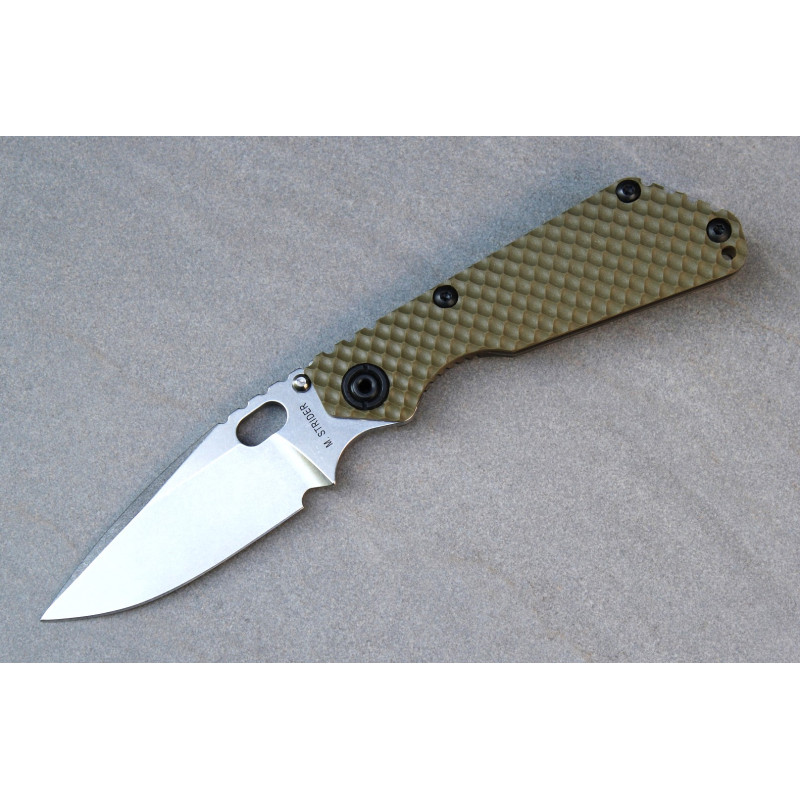 M. Strider SNG DGG Green G10 MAGNACUT Stonewash