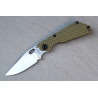 M. Strider SNG DGG Green G10 MAGNACUT Stonewash