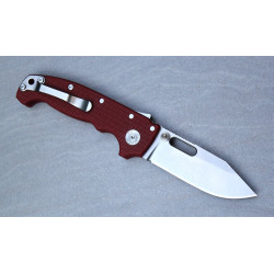 Demko MG AD 20 Magnacut V2 Clip Point Red G10