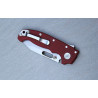 Demko MG AD 20 Magnacut V2 Clip Point Red G10