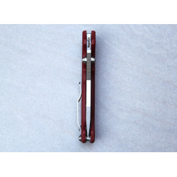Demko MG AD 20 Magnacut V2 Clip Point Red G10