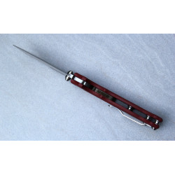 Demko MG AD 20 Magnacut V2 Clip Point Red G10