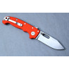 Demko MG AD 20 Magnacut V2 Clip Point Orange G10