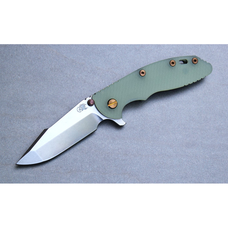 Hinderer XM-18 3,5 Magnacut Harpoon Spanto Translucent G10