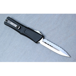 Microtech Combat Troodon D/E Gen III Stonewash Full Serrated
