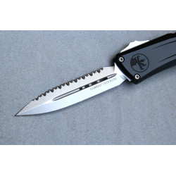 Microtech Combat Troodon D/E Gen III Stonewash Full Serrated