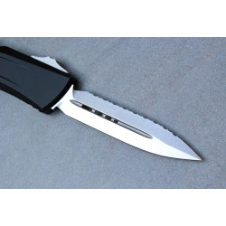Microtech Combat Troodon D/E Gen III Stonewash Full Serrated