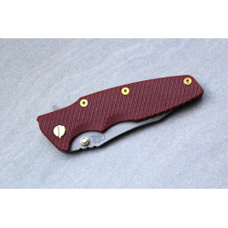 Hinderer Eklipse 3,5 Magnacut Skinny Slicer Red G10