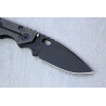 M. Strider SMF Black Aluminum US Flag Black Blade Magnacut