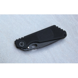 M. Strider SMF Black Aluminum US Flag Black Blade Magnacut