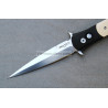 Protech Large Don Tuxedo Ivory Micarta Inlays