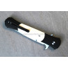 Protech Large Don Tuxedo Ivory Micarta Inlays