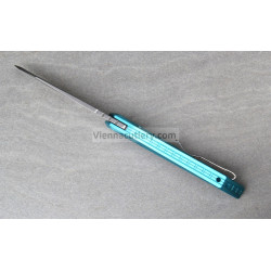 Protech Oligarch Auto Blue Stonewash Magnacut Pearl Button