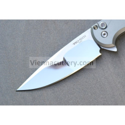 Protech Cambria Custom 004 Mirror Polish Blade